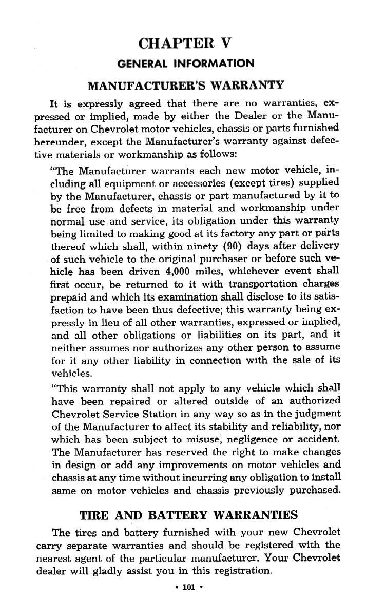 1957 Chevrolet Trucks Operators Manual Page 21